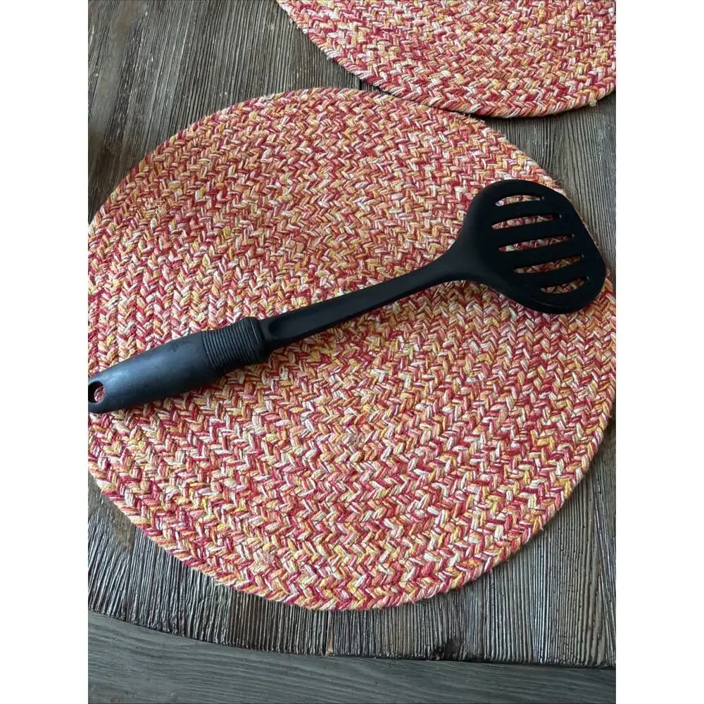 OXO Good Grips Black Nylon Square Slotted Turner / Spatula With comfortable Grip